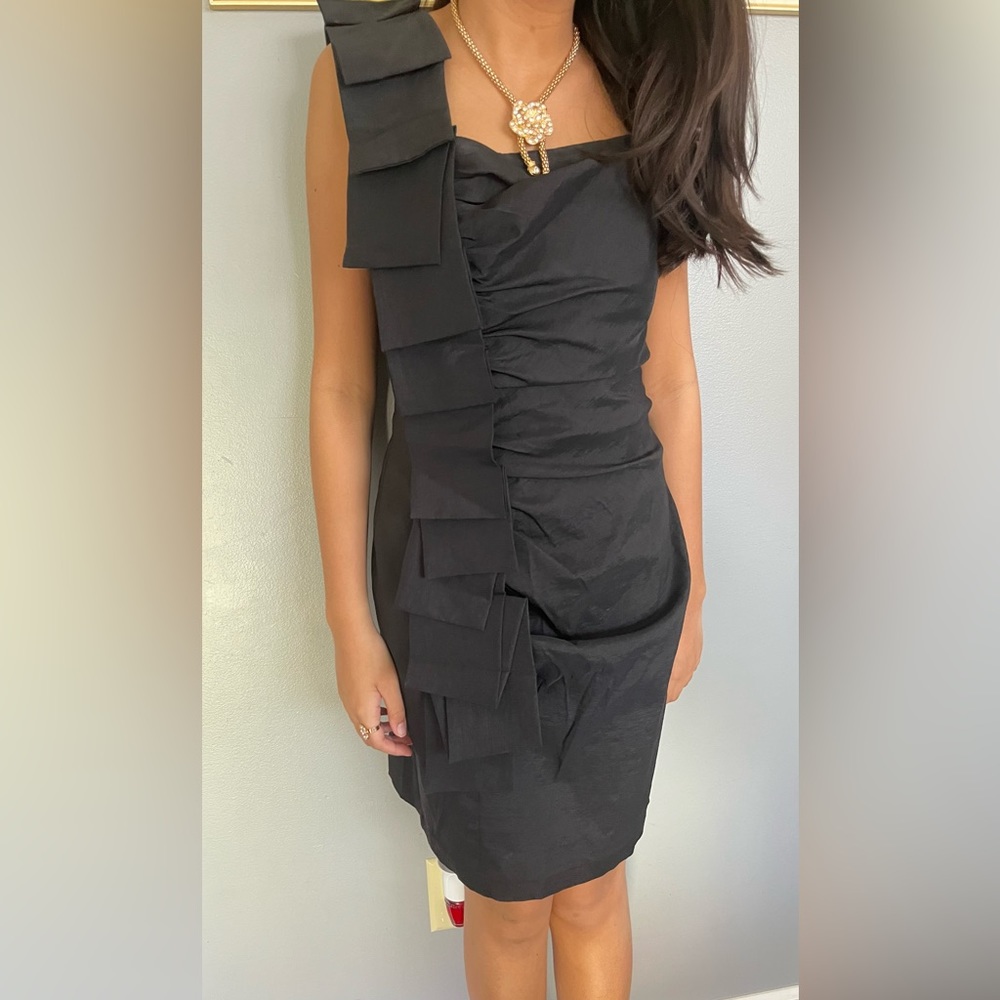 Little black dress.